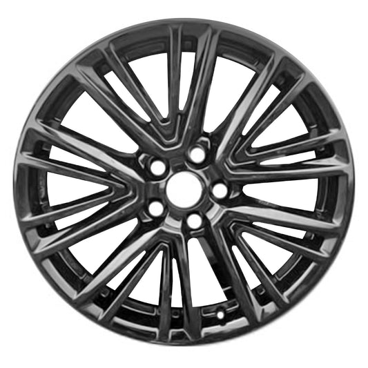 20" x 8.5" Cadillac Ct5 2020 2021 2022 2023 Factory OEM Wheel Rim Black 04843