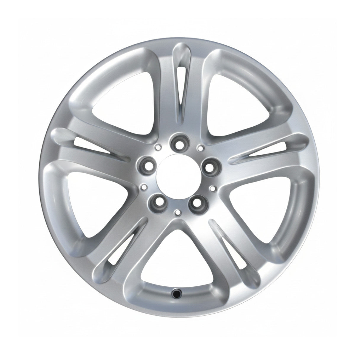 Mercedes E350 E500 E550 04-07 65332 aluminum OEM wheel rim 17 x 8 Silver