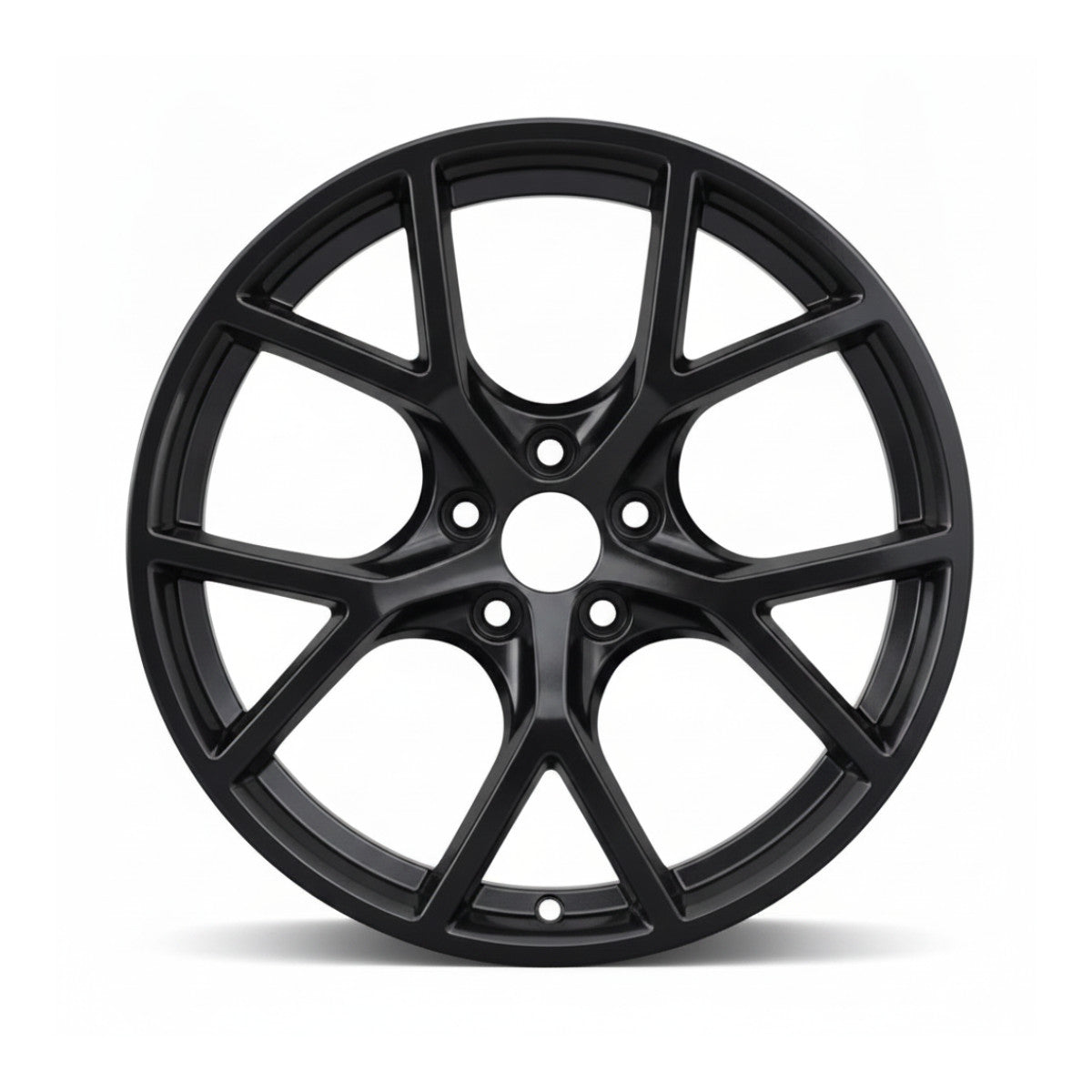 Audi RS3 2022 2023 2024 12104 aluminum OEM rim 19 x 9 Gloss Black FRONT