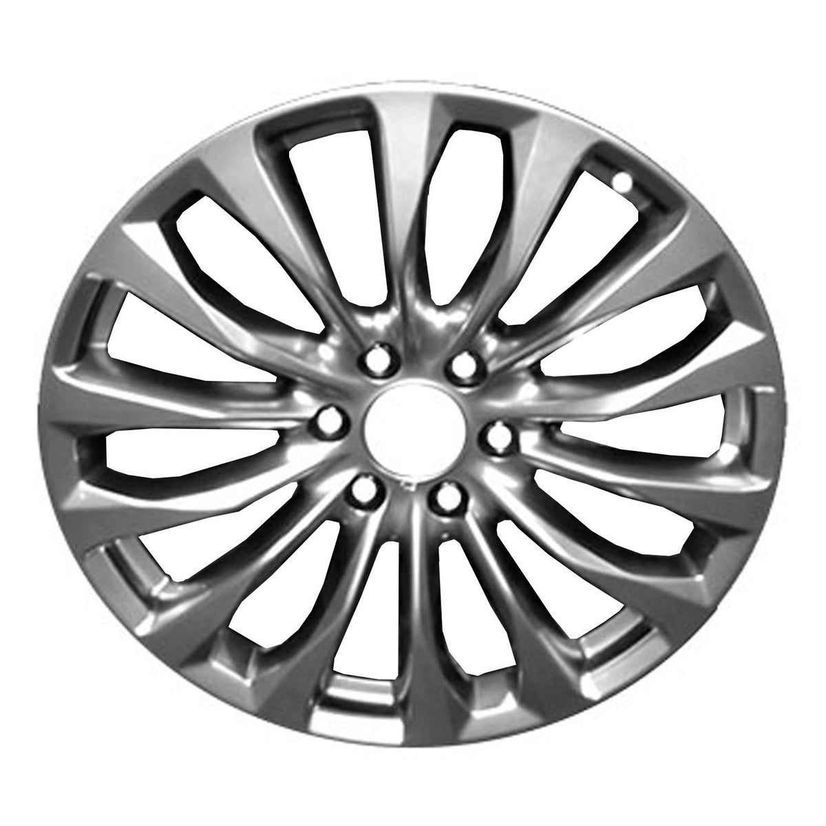 22" x 8" Infiniti Qx80 2015 2016 2017 2018 OEM Wheel Rim Hyper Silver 73770