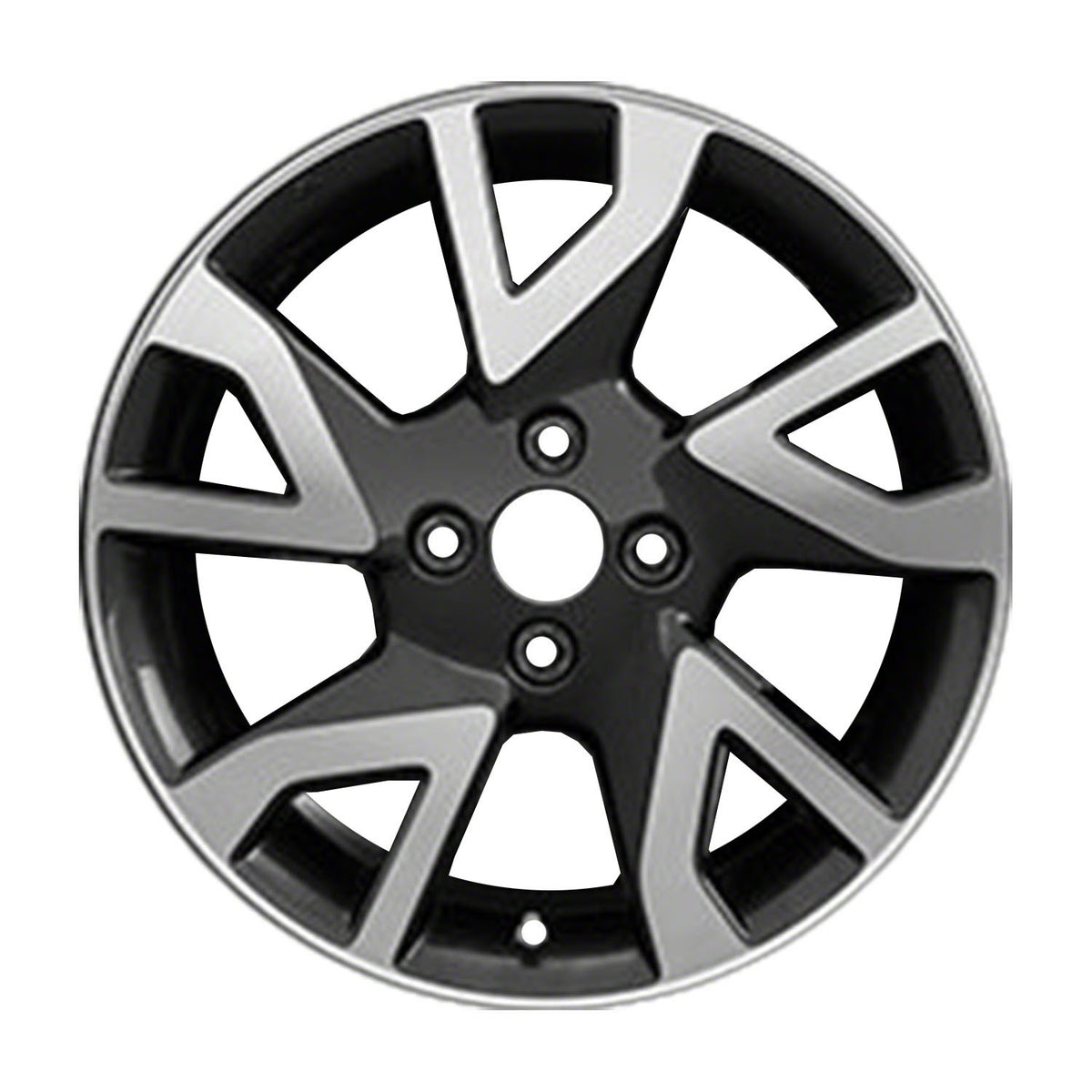 16" x 6" Nissan Versa Sedan 2016 Factory OEM Wheel Rim Machined Charcoal 62780