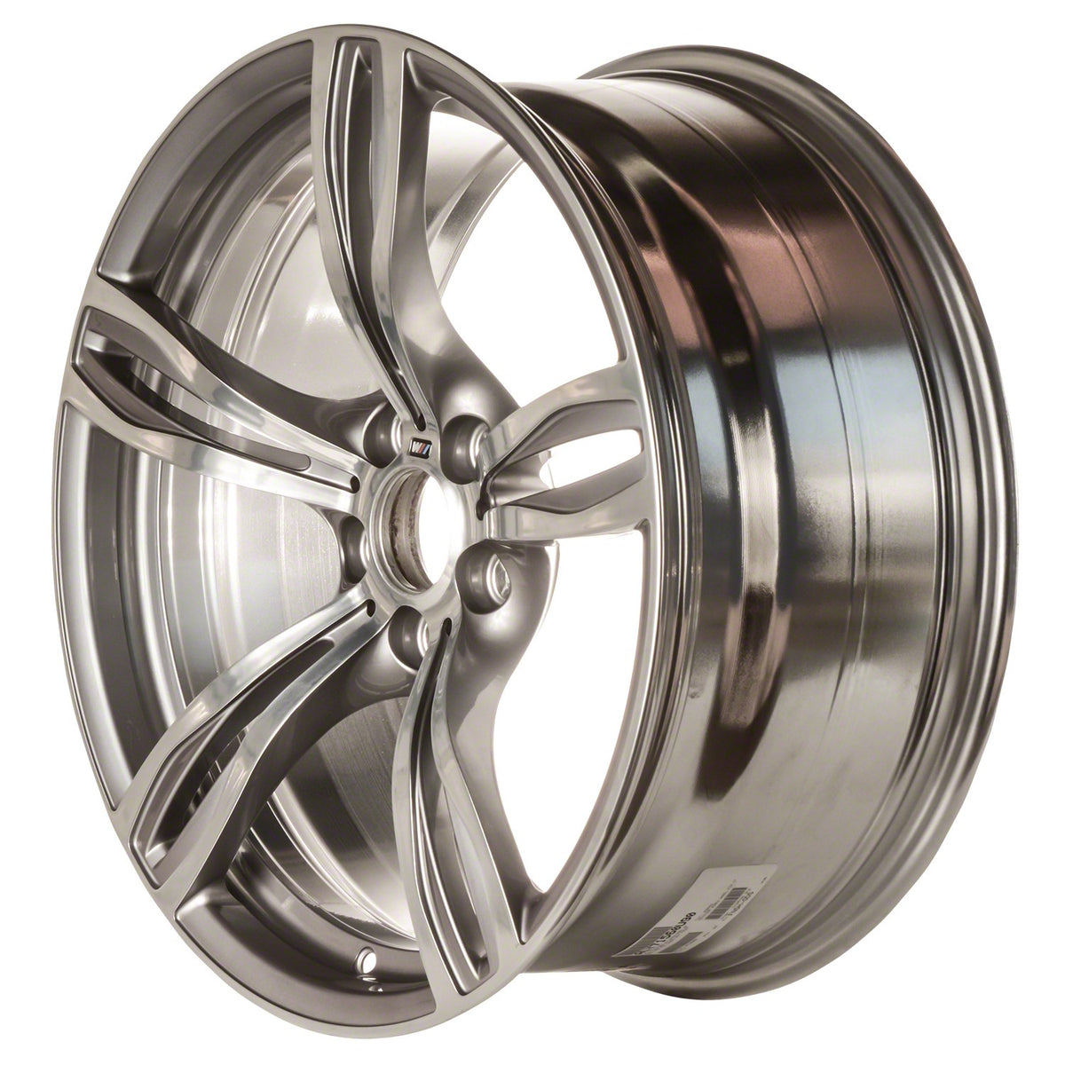 20" x 9" BMW M5 2012 2013 2014 2015 Front OEM Wheel Rim Polished Charcoal 71560