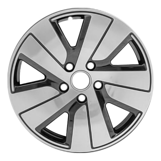 19" x 8" Porsche Taycan 2020 2021 2022 Front OEM Wheel Rim Polished Black 66150
