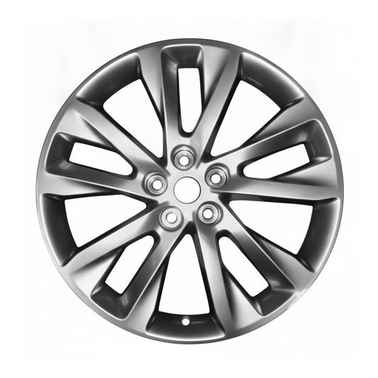Buick Envision 21 22 23 4163 aluminum OEM wheel rim 20 x 8.5 Med Smoked Hyper