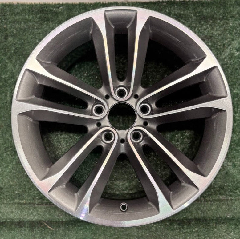 18" x 8" BMW X1 2013 2014 2015 Factory OEM Wheel Rim 71602 Machined Charcoal