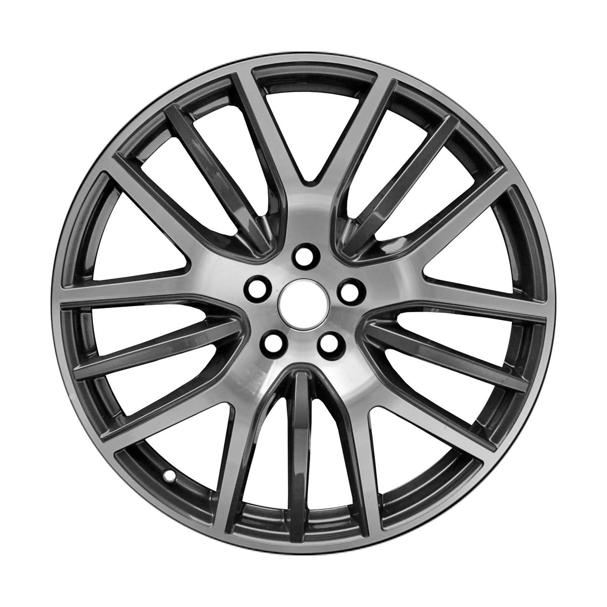 2018-2021 Maserati Levante 21x9" Machined/Painted Charcoal OEM Wheel Rim 96106