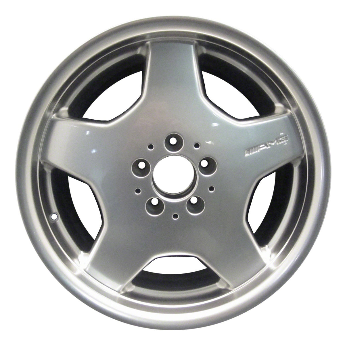 18" x 9.5" Mercedes-Benz CL600 2003 2004 Rear OEM Wheel Rim Hyper Silver 65233