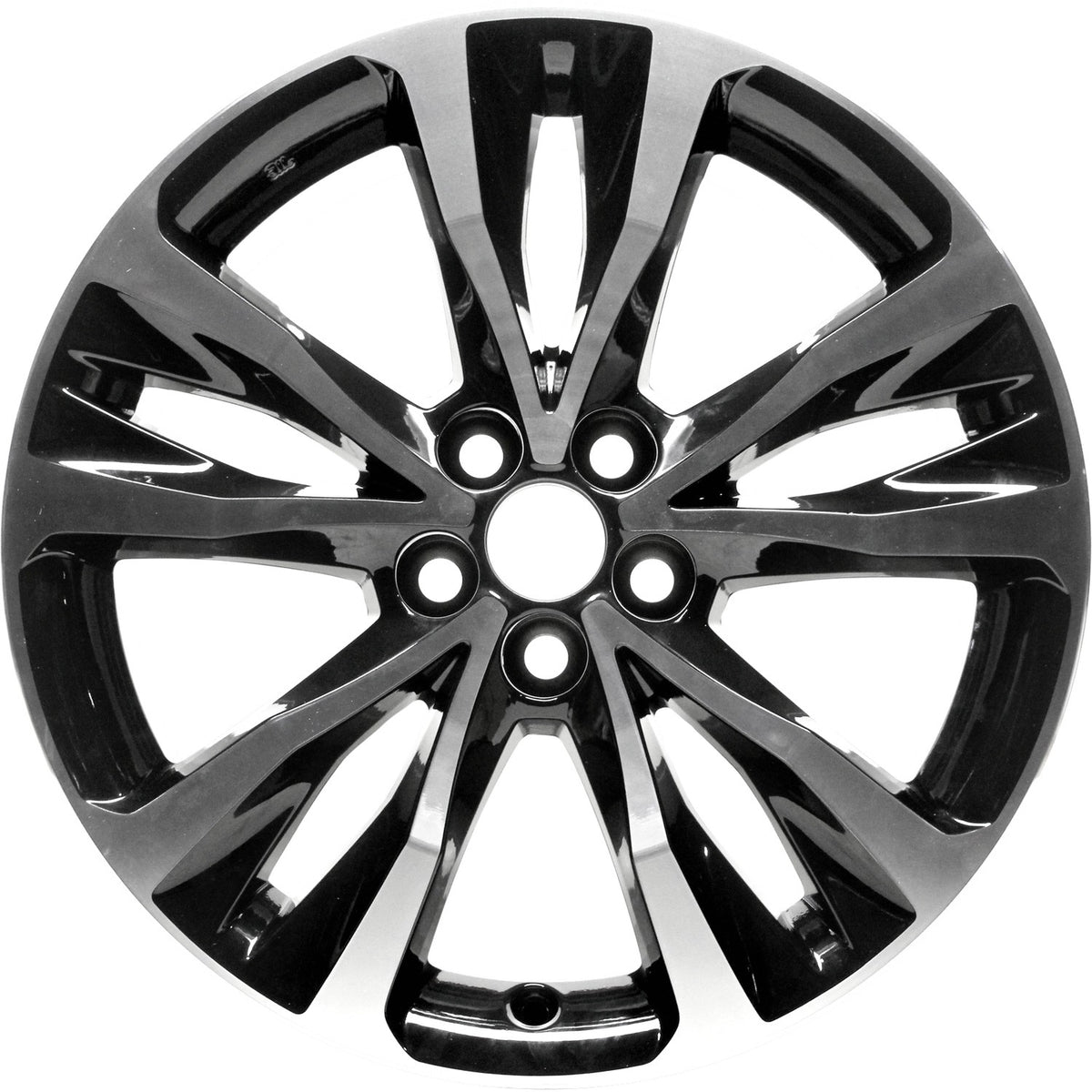 17" x 7" Toyota Corolla Sedan 2017 Factory OEM Wheel Rim Machined Black 75208