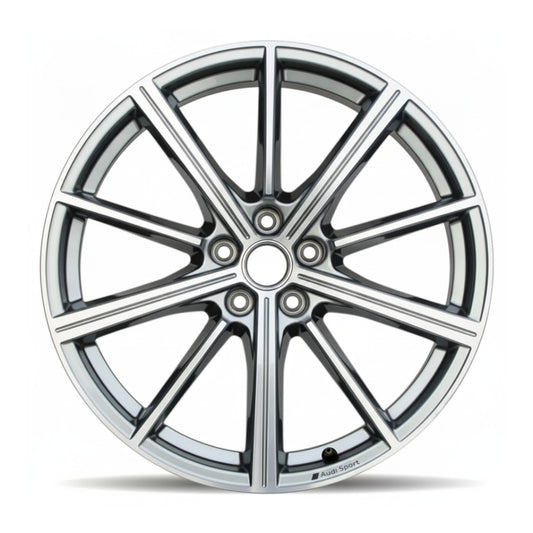 Audi Q5 SQ5 2021 2022 2023 12038 95071 OEM wheel 20 x 8 CNC Med Silver