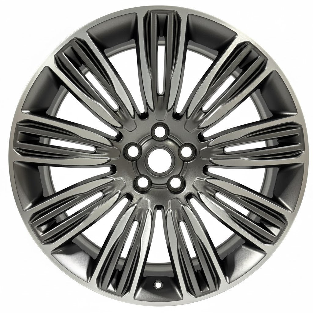 22" RANGE ROVER WHEEL RIM FACTORY OEM 2018-2020 72328 MACHINED CHARCOAL