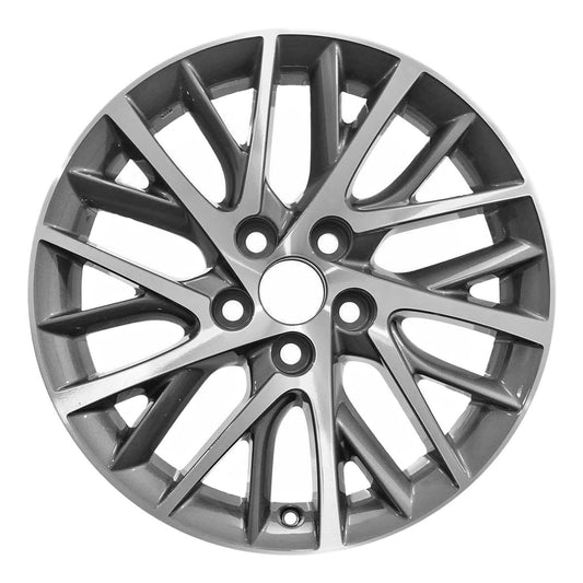 17" x 7" Lexus Es350 2016 2017 Factory OEM Wheel Rim Machined Charcoal 74332