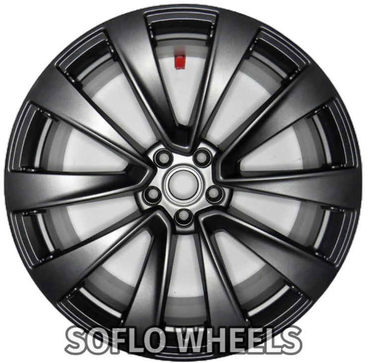 22 x 10 REAR 2022 2023 Tesla Model X Charcoal Alloy Factory OEM Wheel Rim 95350