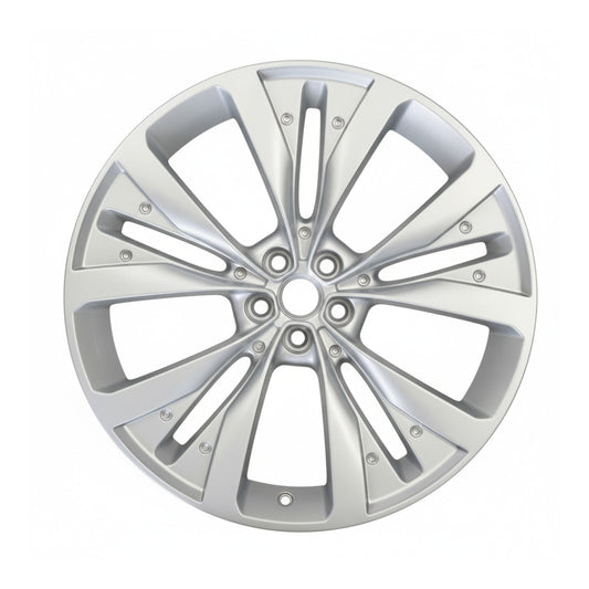 22" x 9" Jaguar F-Pace 2017-2023 Alloy Silver Factory OEM Wheel RimT4A