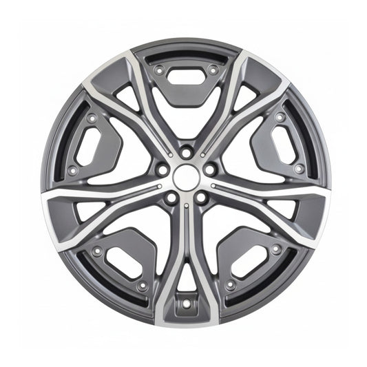 BMW IX 2022 2023 2024 2025 86623 aluminum OEM rim 22 x 9.5 CNC Charcoal