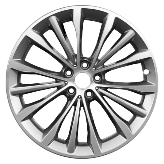 19" x 8" BMW 530e 2018 2019 2020 Factory OEM Wheel Rim Machined Silver 86329