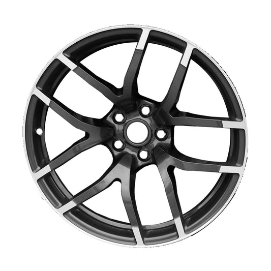 19" x 9.5" Nissan 370z 2015 Front Factory OEM Wheel Rim Machined Charcoal 62627
