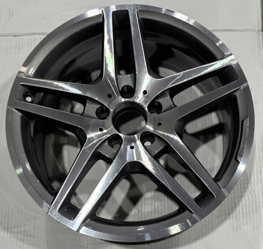 18" MERCEDES E250 E350 E400 E550 2013-2017 AMG OEM REAR WHEEL RIM A2124010300