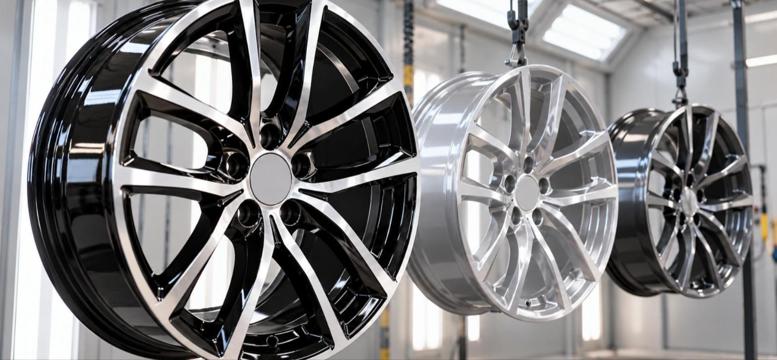 Reconditioned OEM wheels refinished in West Palm Beach