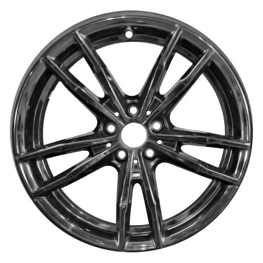 19" x 8.5" BMW M440i Xdrive Coupe 2021 Rear Factory OEM Wheel Gloss Black 86498