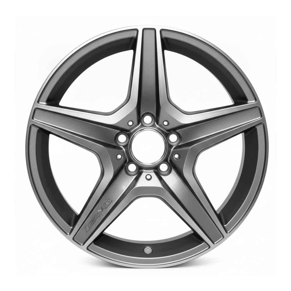 Mercedes C63 AMG 12 13 14 15 85059 OEM wheel rim 18 x 8 CNC Medium Silver FRONT
