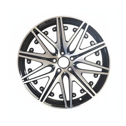 Mercedes C43 AMG 23 24 25 85871 aluminum OEM wheel rim 20 x 9.5 CNC Black REAR
