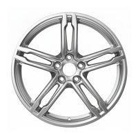 Porsche Macan 19 20 21 22 67593 67368 OEM rim 19x8.5 Front Bright Hyper Silver photo 1