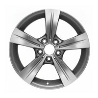 BMW 3 Series 08 09 10 11 12 13 71321 aluminum OEM wheel rim 18 x 8.5 Silver REAR photo 1