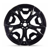 BMW IX 2022 2023 2024 2025 86623 aluminum OEM rim 22 x 9.5 CNC Black Flange photo 1