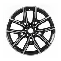 BMW 430I M440I 22 23 24 25 86636 aluminum OEM rim 19 x 8.5 CNC Black FRONT photo 1