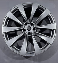 22 x 10 REAR 2022 2023 Tesla Model X Charcoal Alloy Factory OEM Wheel Rim 95350 photo 2