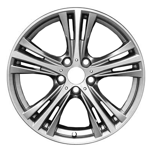 19" x 8.5" BMW 440i 2017 2018 Rear Factory OEM Wheel Rim Machined Charcoal 86011