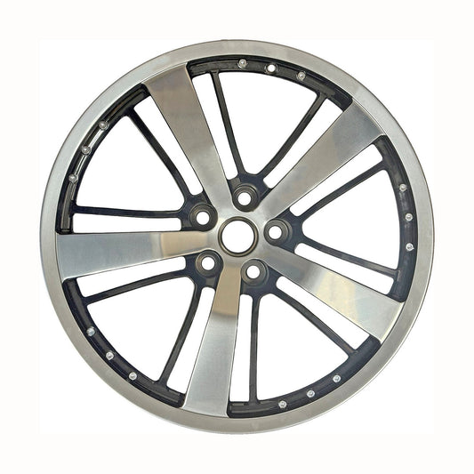 21" x 8.5" Chevrolet Camaro 2010 2011 Front OEM Wheel Rim Polished Black 05467
