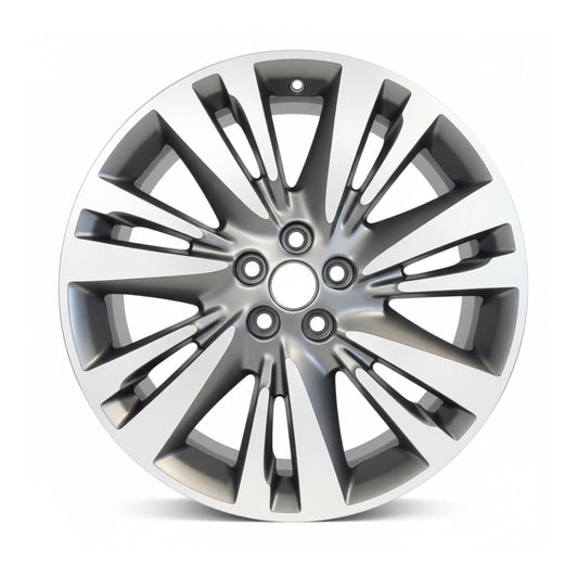 Lincoln MKZ 17 18 19 20 10129 OEM wheel rim 19 x 8 CNC CHARCOAL
