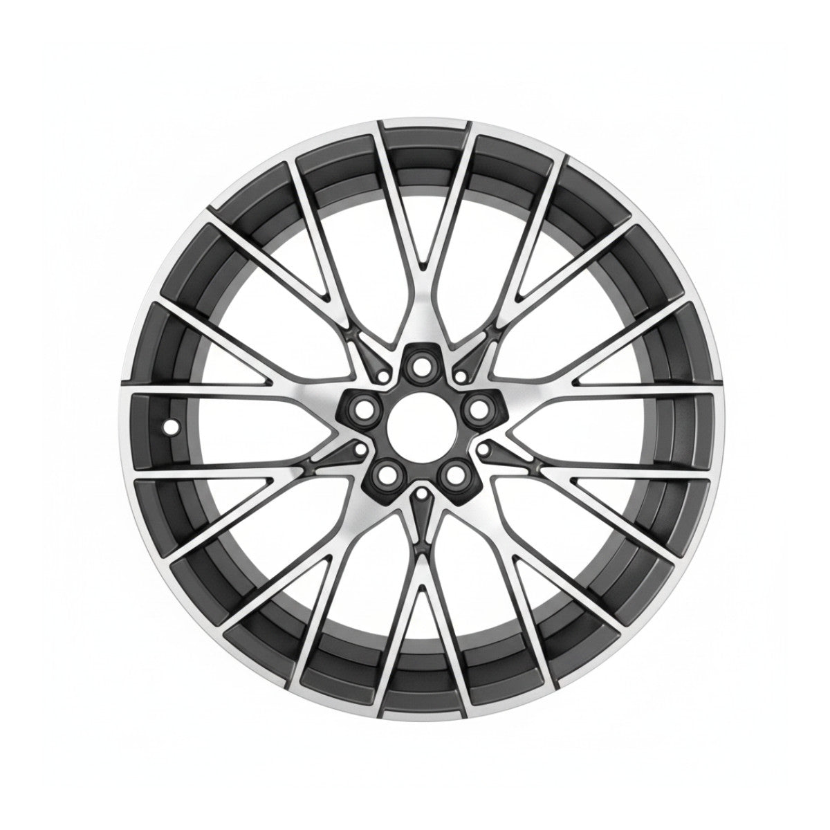 BMW M2 2019 2020 2021 86448 aluminum OEM rim 20 x 8.5 CNC Black REAR