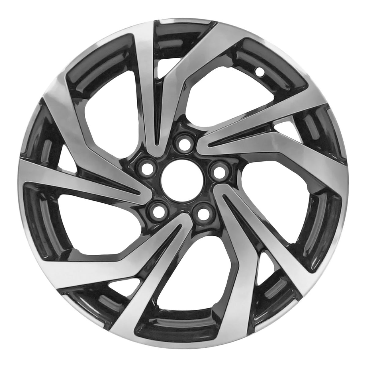 18" x 7.5" Volkswagen Jetta (2011-) (type 6) 2022 OEM Wheel Machined Black 69650