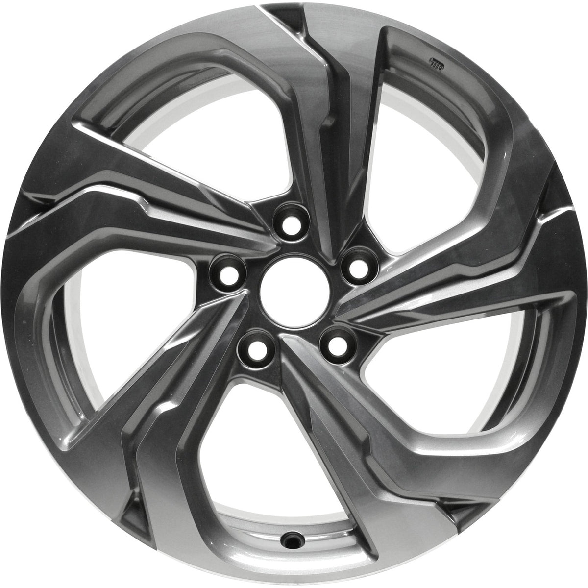 17" x 7.5" Honda Accord Sedan 2017 Factory OEM Wheel Rim Machined Charcoal 64124
