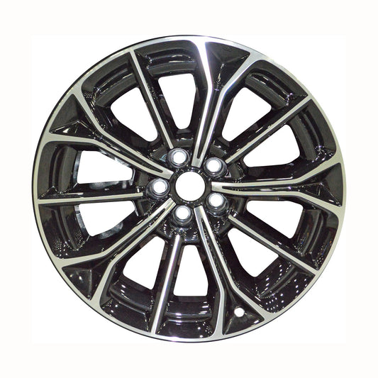 21" x 9.5" Mazda Cx70 2025 Factory OEM Wheel Rim Machined Black 94158