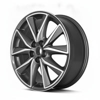 Mazda CX5 2017 2018 64247 OEM wheel rim 19 x 7 CNC Dark Bluish Charcoal Metallic photo 3