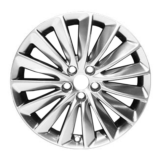 19" x 8" Hyundai Equus 2014 2015 2016 Front OEM Wheel Rim Hyper Silver 70851