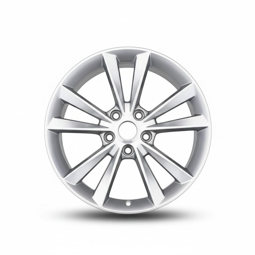 19" x 8.5" Tesla Model 3 2018 Factory OEM Wheel Rim 96231 Silver