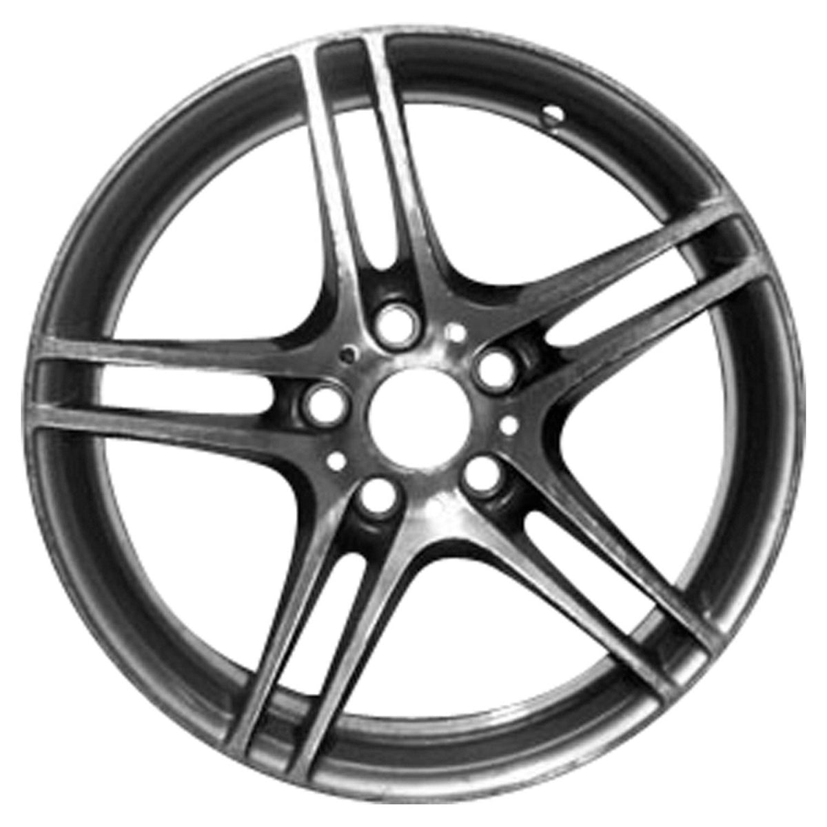 18" x 8" BMW 3 Series 2008 Front Factory OEM Wheel Rim Machined Charcoal 71458