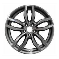 BMW X3 X4 2015 2016 2017 2018 86101 aluminum OEM rim 19 x 8.5 CNC Silver FRONT photo 1