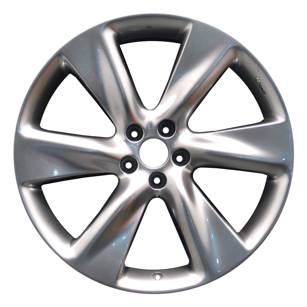 21" x 9.5" Infiniti Qx70 2014 2015 2016 2017 OEM Wheel Rim Hyper Silver 73715