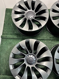 Staggered Set 21" Tesla Model Y Uberturbine 2020-2025 OEM Wheels Rims photo 3