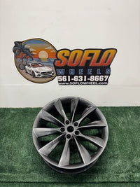 21" x 8.5" FRONT Tesla Model S 2012 2013 OEM Wheel Rim photo 2