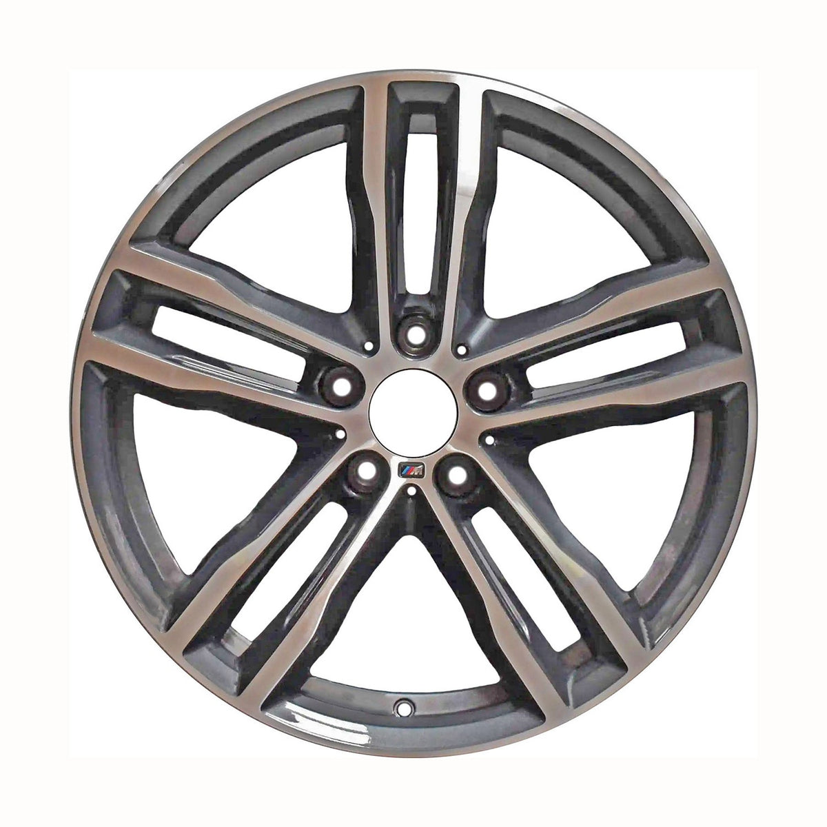 19" x 8.5" BMW 440i 2017 2018 Rear Factory OEM Wheel Rim Machined Charcoal 86569