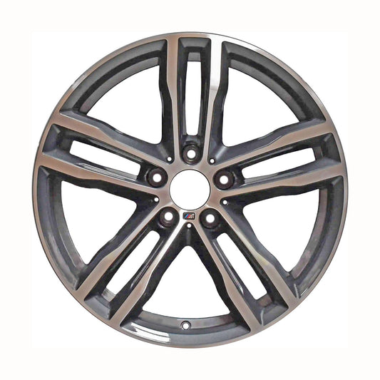 19" x 8.5" BMW 440i 2017 2018 Rear Factory OEM Wheel Rim Machined Charcoal 86569