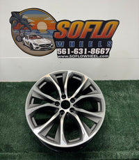 20" x 10" FRONT BMW X6 2015 2016 2017 2018 2019 Factory OEM Wheel Rim 86117 photo 2