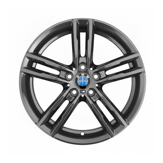 BMW M240I 2018 2019 2020 2021 86512 aluminum OEM rim 18 x 7.5 Gloss Black FRONT