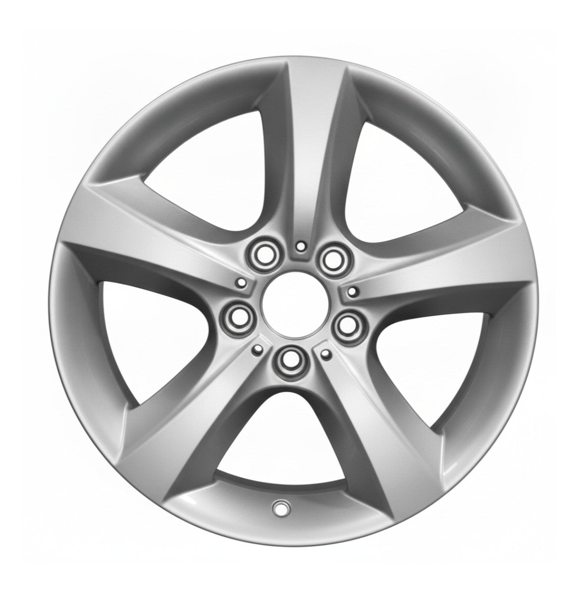 BMW X5 2007 2008 2009 2010 2011 2012 2013 86077 aluminum OEM rim 18 x 8.5 Silver